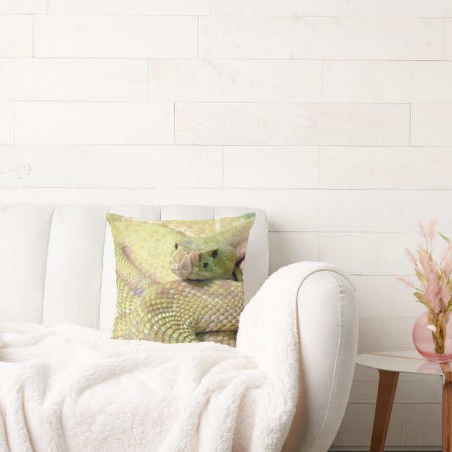 Albino Rattlesnake Pillow Kudde (Soffa)
