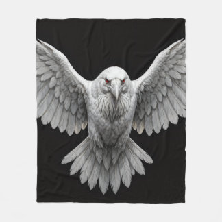 Albino Raven Fleecefilt 127x152 — Gotisk