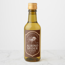 Albino Spider Cider Vinetikett