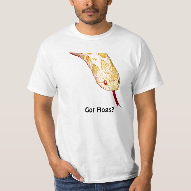 Albino westerna Hognose T Shirt (Framsida)