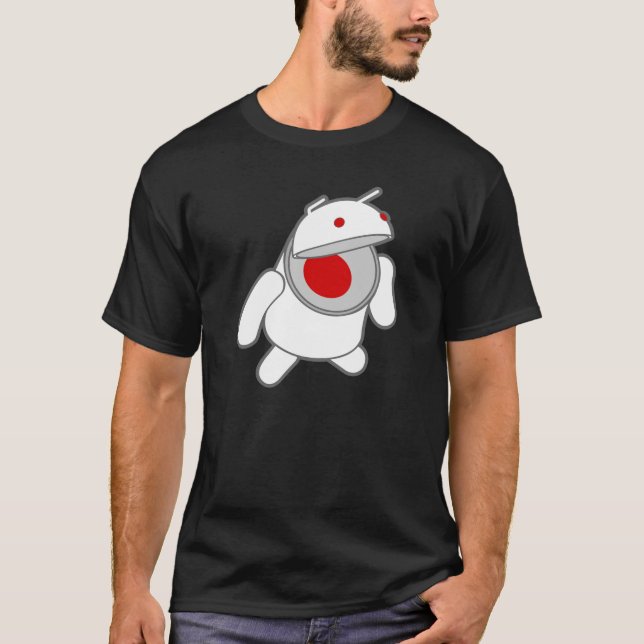 AlbinoAndroid Tee Shirt (Framsida)