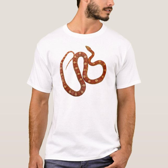 Albinonarrdräkt Cornsnake Tee Shirt (Framsida)