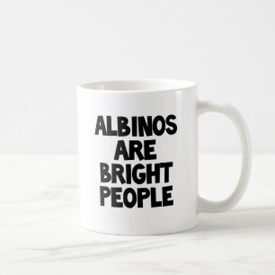 Albinos är ljust folk mugg