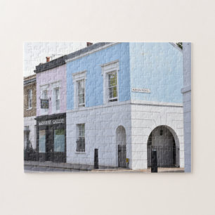 Albion Mews Pastel Houses Islington London England Pussel
