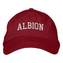 Albion Michigan Embroired Baseball Hat
