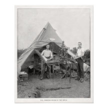 Albiontryck i arméfoto