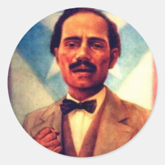 Albizu Campos Runt Klistermärke