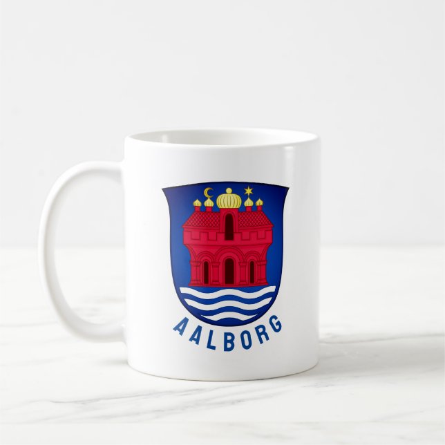 Ålborgs jacka i arm - DANMARK Kaffemugg (Vänster)
