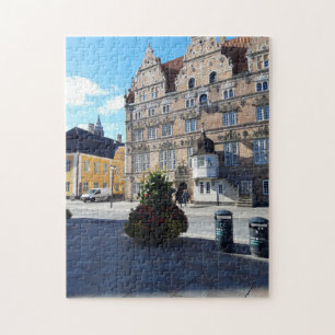 Ålborgs stadstorget i Danmark Pussel