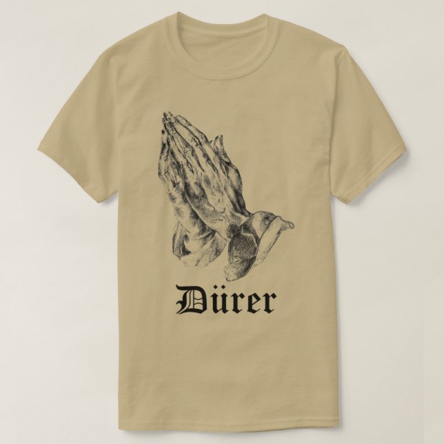 Albrecht Drer Durer Praying Händer T Shirt (Design framsida)