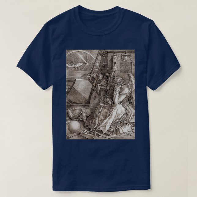 Albrecht Drer quotMelancholiaquot T Shirt (Design framsida)