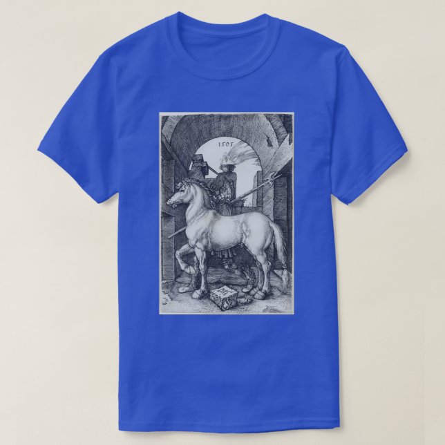 Albrecht Drer The Small Horse 1505 T Shirt (Design framsida)