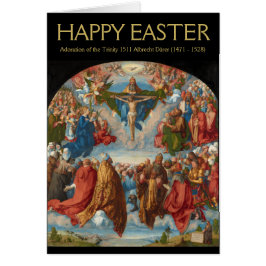 Albrecht Dürer 1511 Adoration of the Trinity Hälsningskort