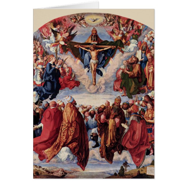 Albrecht Durer, 1511 Hälsningskort (Framsidan)