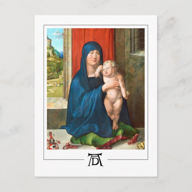 Albrecht Dürer #221 - vykort för konst (Framsida)