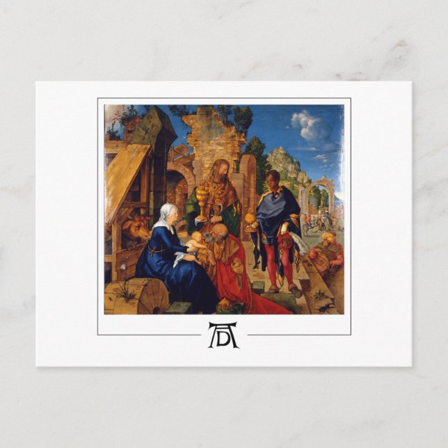 Albrecht Dürer #3 - Konstkortsedel Vykort (Framsida)
