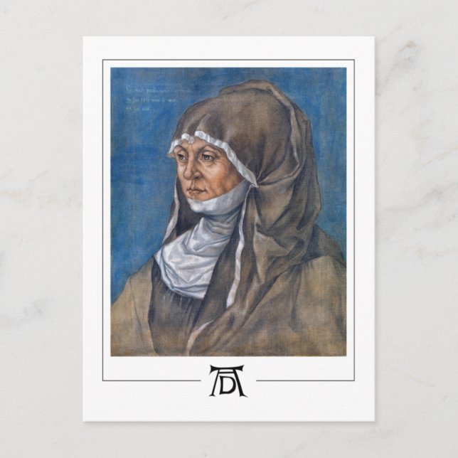 Albrecht Dürer #89 - Finkonstkort Vykort (Framsida)