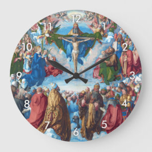 Albrecht Durer: Adoration of the Trinity Stor Klocka
