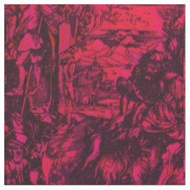 Albrecht Dürer Burgundy Tyg