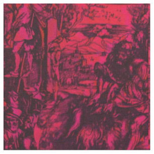 Albrecht Dürer Burgundy Tyg