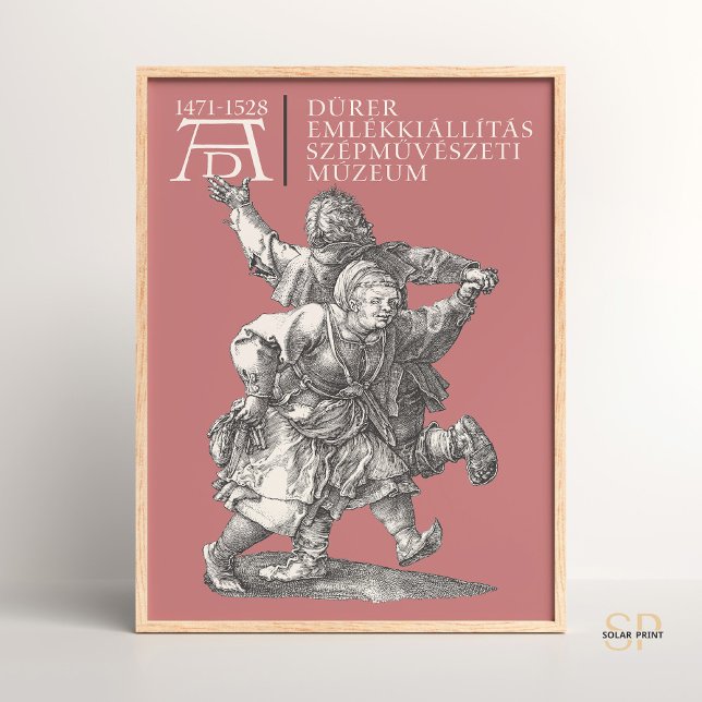 Albrecht Dürer Dancing German Peasant Couple Art J Poster (Skapare uppladdad)