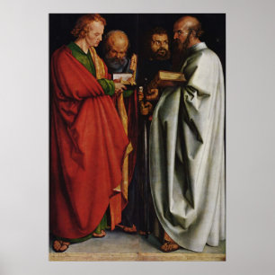 Albrecht Durer de fyra apostles Poster