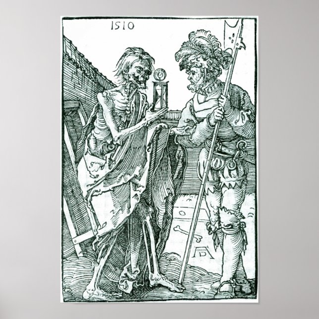 Albrecht Dürer - Död & Landsknecht Poster (Framsidan)