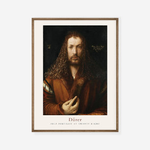 Albrecht Dürer Durer Självporträtt 1500 utställnin Poster