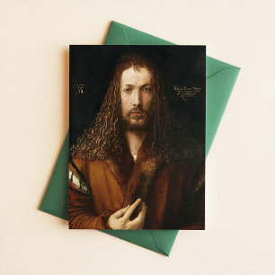 Albrecht Dürer Durer Självporträtt Renaissance Vykort
