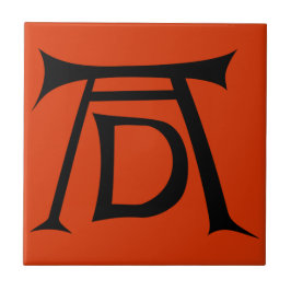 Albrecht Durer häfteMonogram Kakelplatta