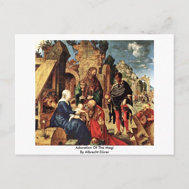 Albrecht Dürer lagning av magi Vykort (Framsida)