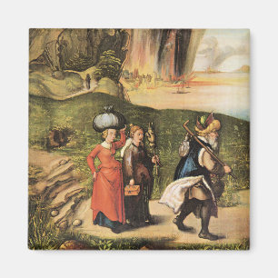 Albrecht Durer målar, Lot's Escape, Magnet
