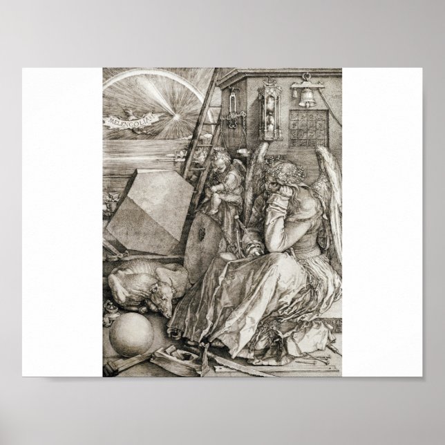 Albrecht Durer - Melancholia Poster (Framsidan)