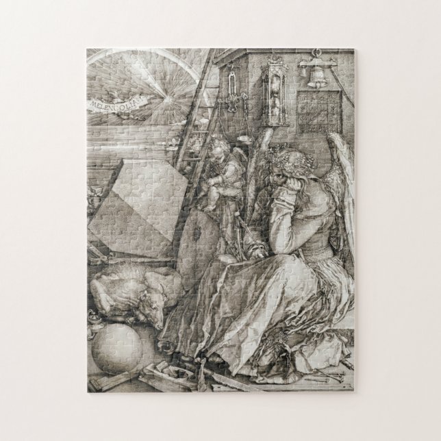 Albrecht Durer - Melancholia Pussel (Vertikal)