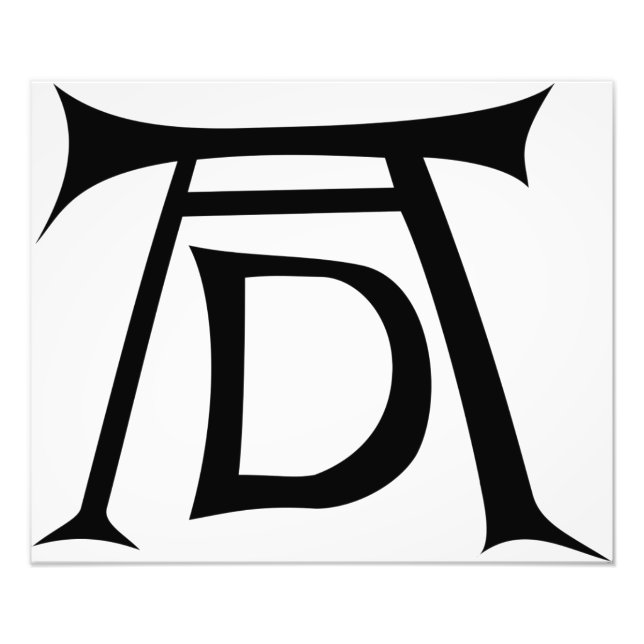 Albrecht Durer Namnteckning Monogram Fototryck (Framsidan)