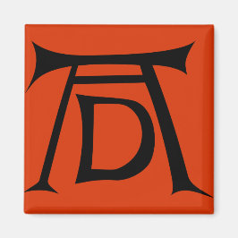 Albrecht Durer Namnteckning Monogram Magnet