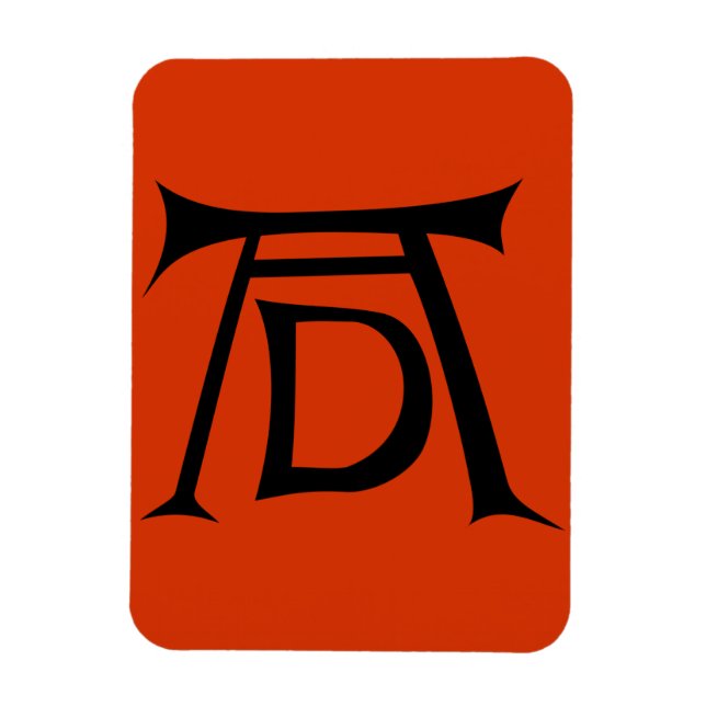 Albrecht Durer Namnteckning Monogram Magnet (Vertikal)
