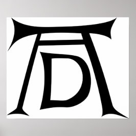 Albrecht Durer Namnteckning Monogram Poster