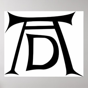 Albrecht Durer Namnteckning Monogram Poster