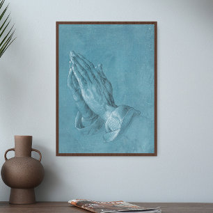 Albrecht Durer Praying Händer Painting Art Skriv u Poster