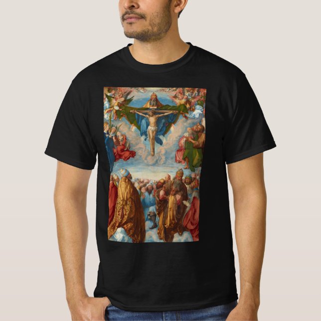 Albrecht Durer rättade sig efter trefaldighetsbesk T Shirt (Framsida)