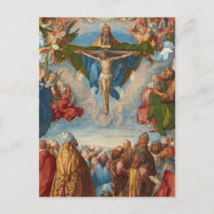 Albrecht Durer rättade sig efter trefaldighetsbesk Vykort
