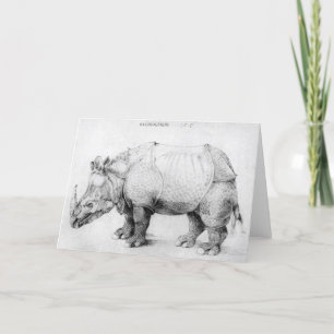 Albrecht Durer Rhinoceros Kort