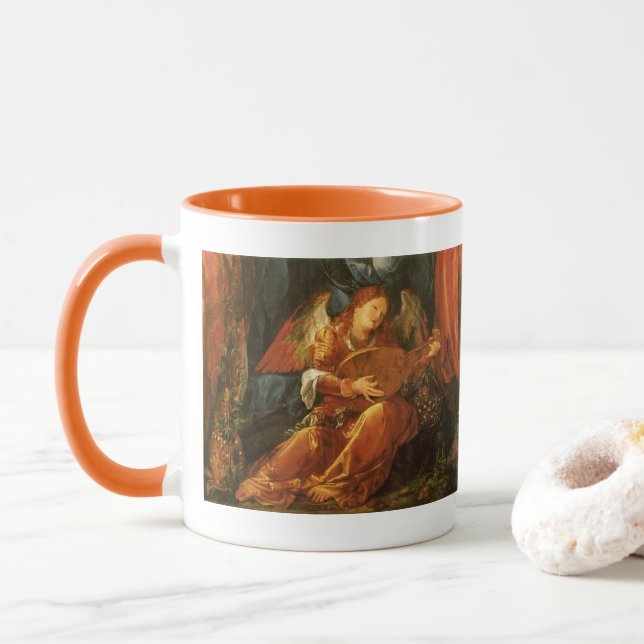 Albrecht Durer:s utbrott av Ro Garlands Angel Mugg (Med munk)