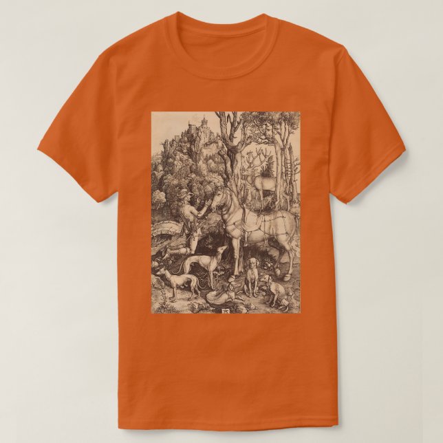 Albrecht Durer Saint Eustace 1500 T Shirt (Design framsida)