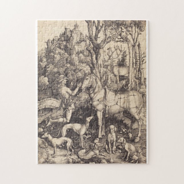 Albrecht Durer - Saint Eustace Pussel (Vertikal)
