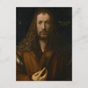 Albrecht Dürer - självporträtt, 1500 Vykort