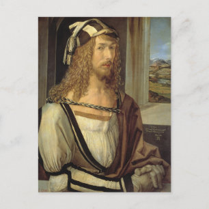 Albrecht Dürer Självporträtt (nr 1498) Vykort