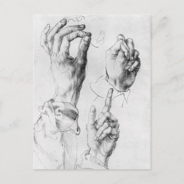 Albrecht Durer Sketch Vykort (Framsida)