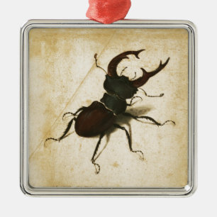 Albrecht Durer Stag Beetle Renaissance Vintage Art Julgransprydnad Metall